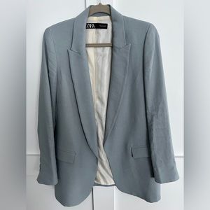 Zara Blue Blazer Perfect Condition Size Small